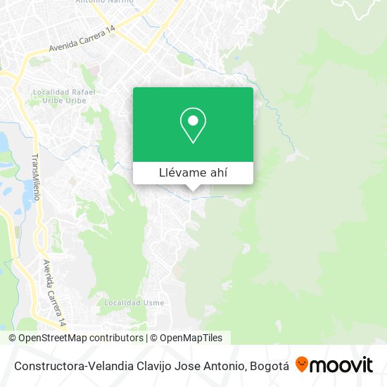 Mapa de Constructora-Velandia Clavijo Jose Antonio