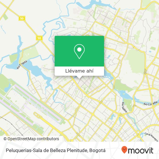 Mapa de Peluquerias-Sala de Belleza Plenitude