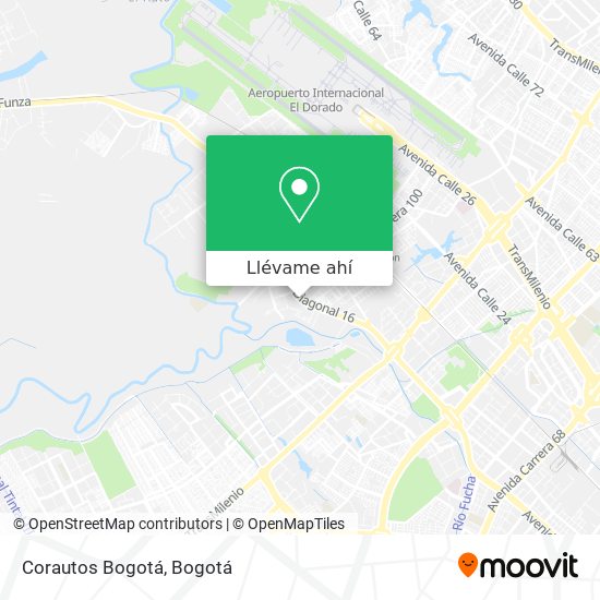 Mapa de Corautos Bogotá
