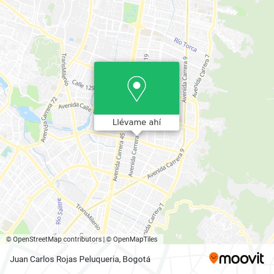 Mapa de Juan Carlos Rojas Peluqueria