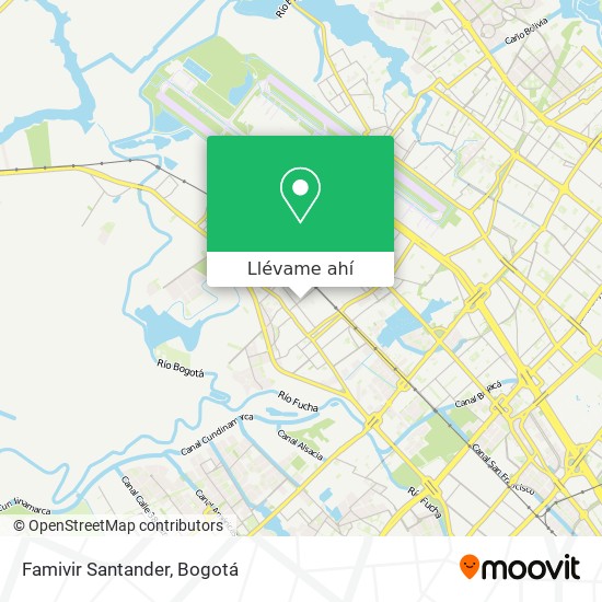 Mapa de Famivir Santander