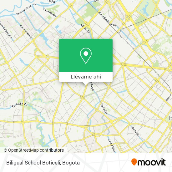 Mapa de Biligual School Boticeli