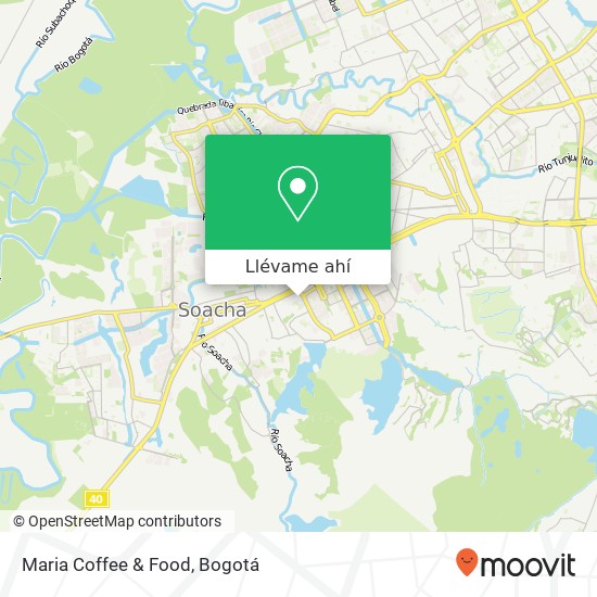 Mapa de Maria Coffee & Food