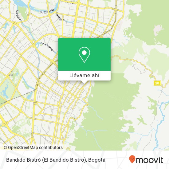 Mapa de Bandido Bistró (El Bandido Bistro)