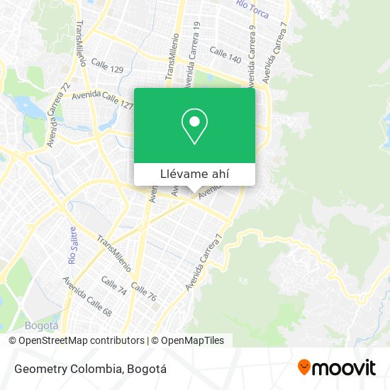 Mapa de Geometry Colombia