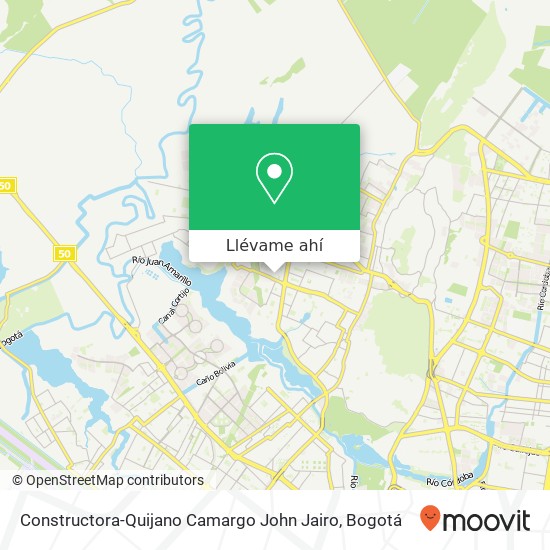 Mapa de Constructora-Quijano Camargo John Jairo