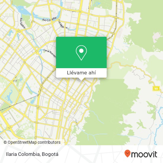 Mapa de Ilaria Colombia