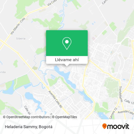 Mapa de Heladeria Sammy