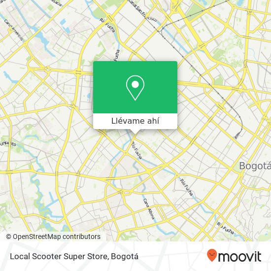 Mapa de Local Scooter Super Store