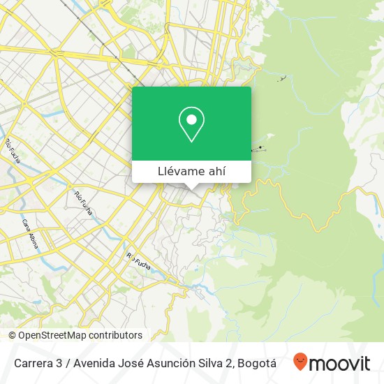 Mapa de Carrera 3 / Avenida José Asunción Silva 2