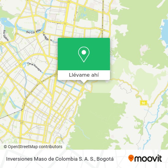 Mapa de Inversiones Maso de Colombia S. A. S.