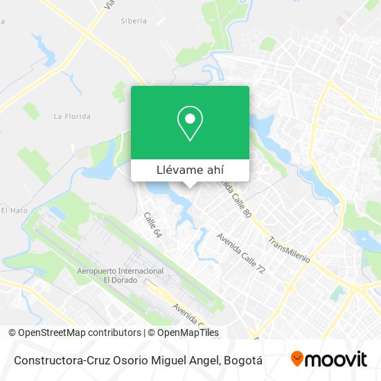 Mapa de Constructora-Cruz Osorio Miguel Angel