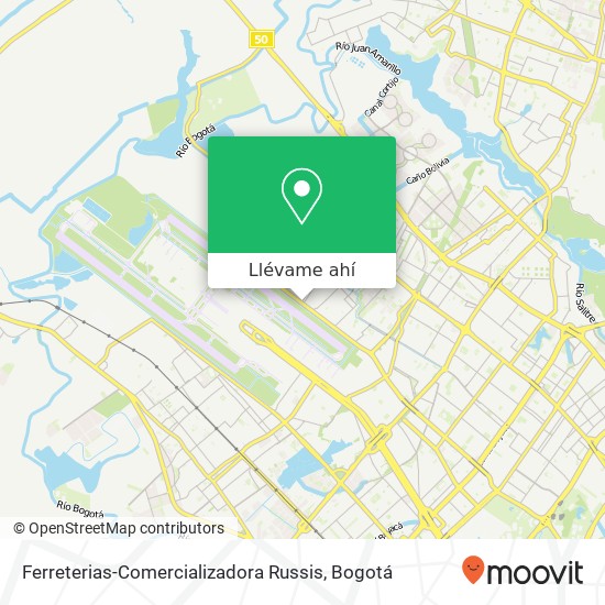 Mapa de Ferreterias-Comercializadora Russis