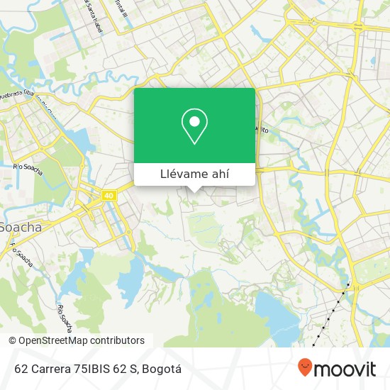 Mapa de 62 Carrera 75IBIS 62 S