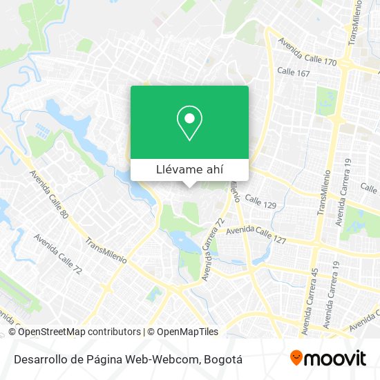 Mapa de Desarrollo de Página Web-Webcom