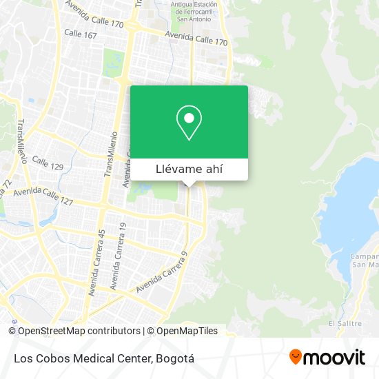Mapa de Los Cobos Medical Center