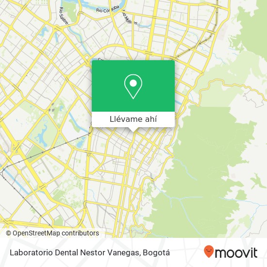 Mapa de Laboratorio Dental Nestor Vanegas