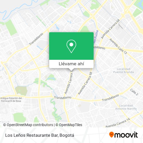 Mapa de Los Leños Restaurante Bar