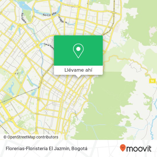 Mapa de Florerias-Floristería El Jazmín