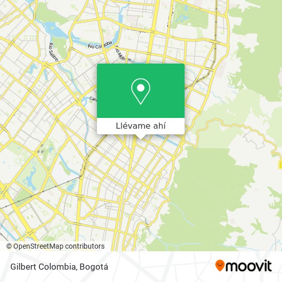 Mapa de Gilbert Colombia