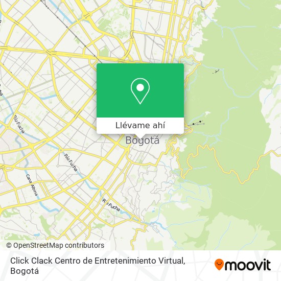 Mapa de Click Clack Centro de Entretenimiento Virtual