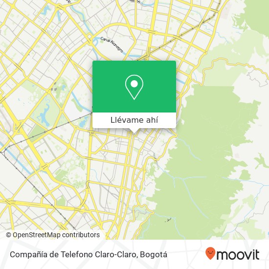 Mapa de Compañía de Telefono Claro-Claro