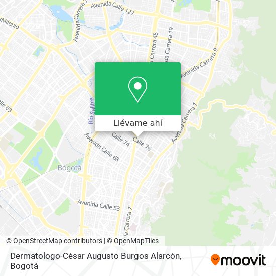 Mapa de Dermatologo-César Augusto Burgos Alarcón