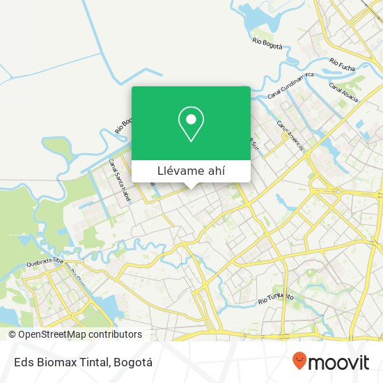 Mapa de Eds Biomax Tintal