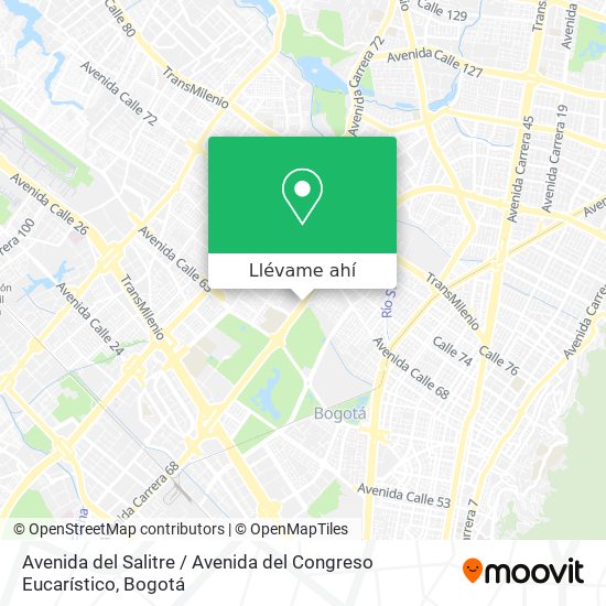 Mapa de Avenida del Salitre / Avenida del Congreso Eucarístico