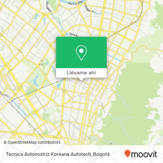 Mapa de Tecnica Automotriz Koreana Autotech