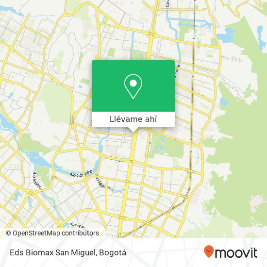 Mapa de Eds Biomax San Miguel