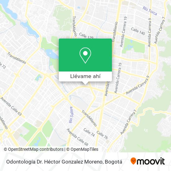 Mapa de Odontología Dr. Héctor Gonzalez Moreno