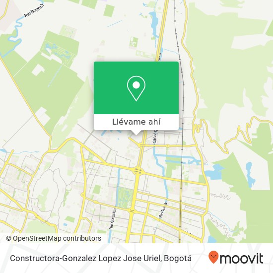 Mapa de Constructora-Gonzalez Lopez Jose Uriel