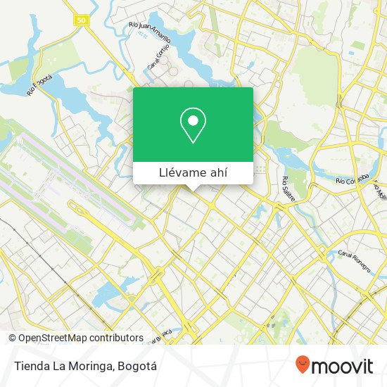 Mapa de Tienda La Moringa