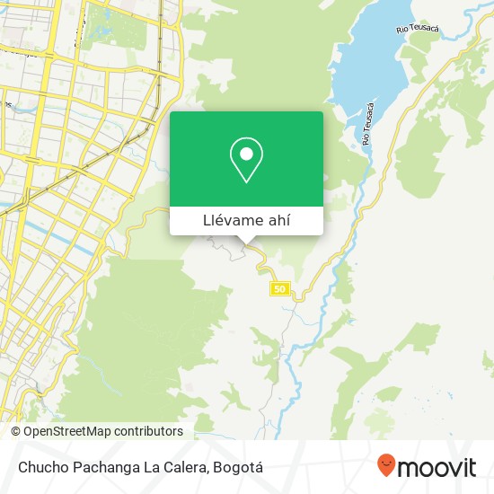 Mapa de Chucho Pachanga La Calera