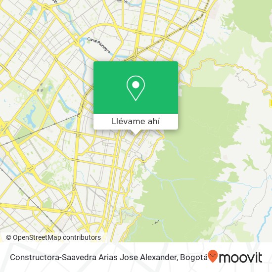 Mapa de Constructora-Saavedra Arias Jose Alexander