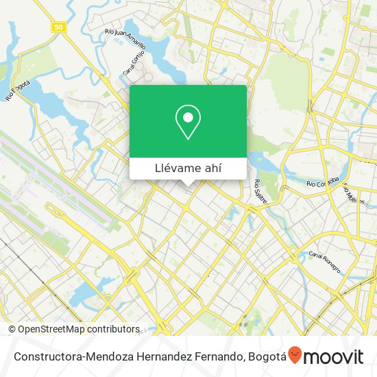 Mapa de Constructora-Mendoza Hernandez Fernando