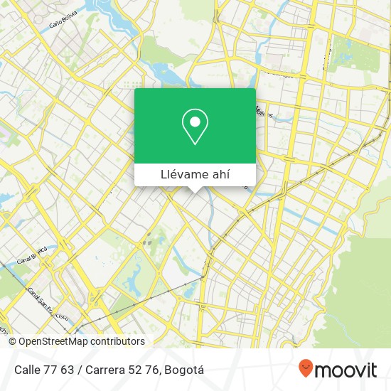 Mapa de Calle 77 63 / Carrera 52 76