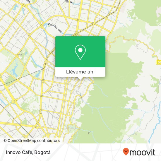 Mapa de Innovo Cafe