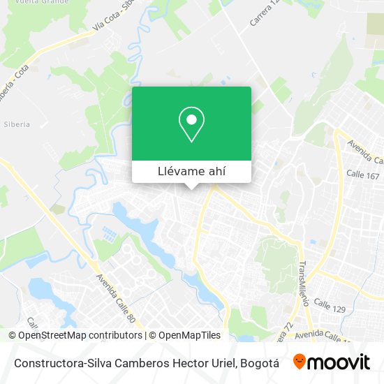 Mapa de Constructora-Silva Camberos Hector Uriel
