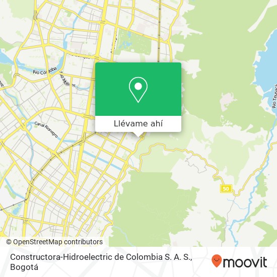 Mapa de Constructora-Hidroelectric de Colombia S. A. S.