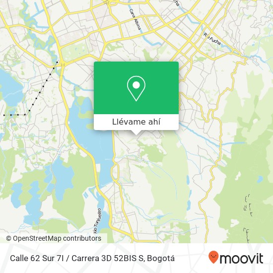 Mapa de Calle 62 Sur 7I / Carrera 3D 52BIS S