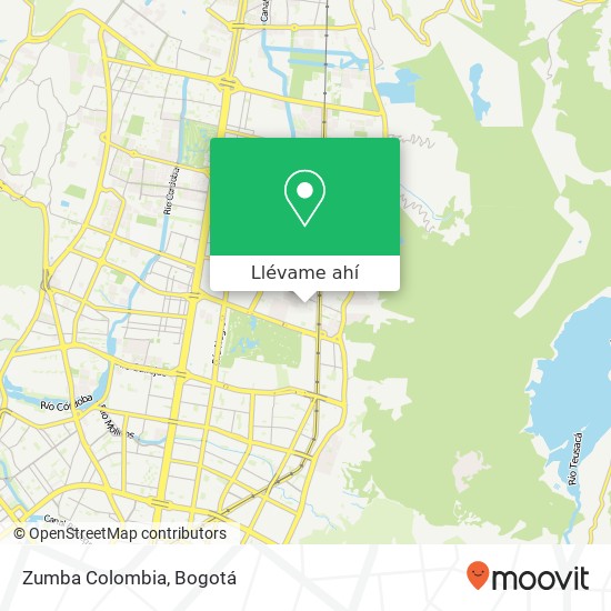 Mapa de Zumba Colombia