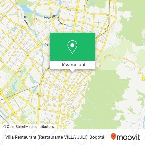 Mapa de Villa Restaurant (Restaurante VILLA JULI)