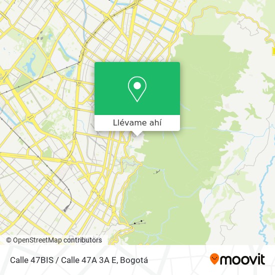 Mapa de Calle 47BIS / Calle 47A 3A E