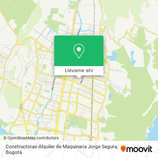 Mapa de Constructoras-Alquiler de Maquinaria Jorge Segura