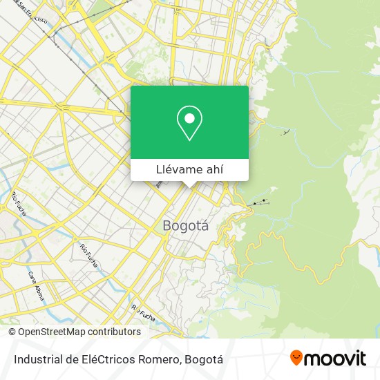 Mapa de Industrial de EléCtricos Romero