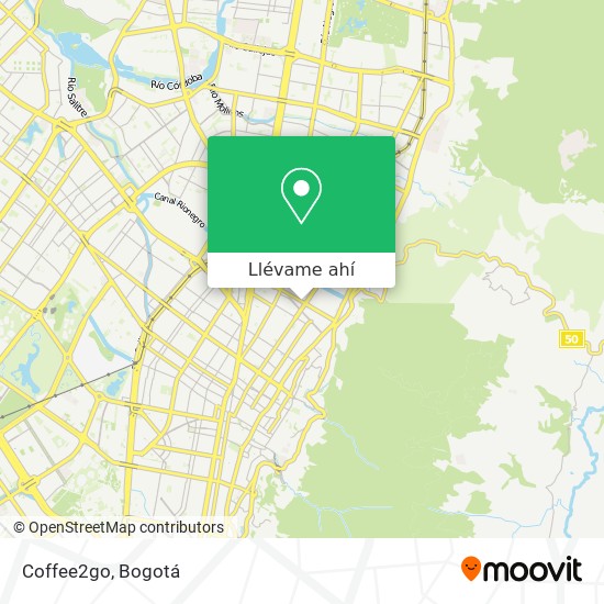 Mapa de Coffee2go
