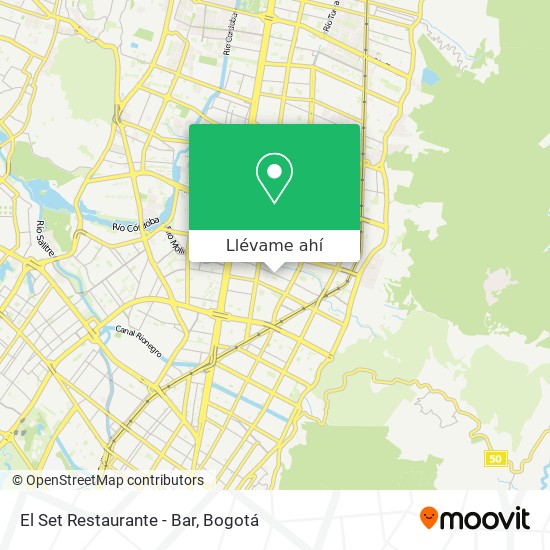 Mapa de El Set Restaurante - Bar