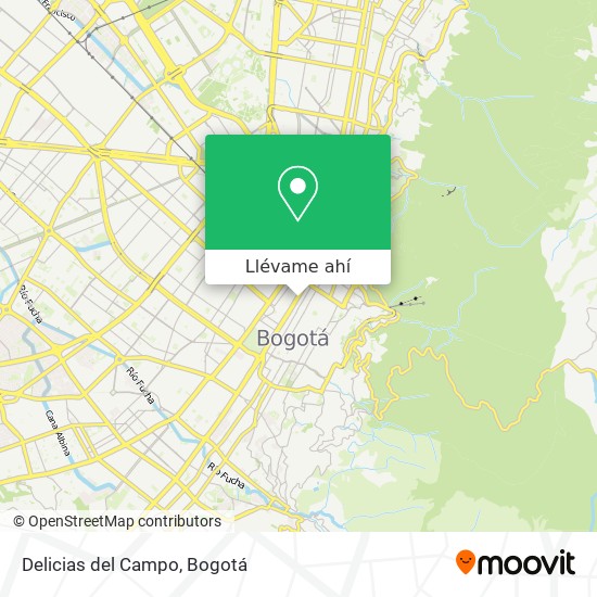 Mapa de Delicias del Campo